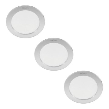 Philips - SET 3x LED Vgradna svetilka LED/3,5W/230V 2700K