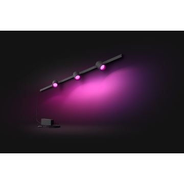 Philips - SET 3x LED RGB Zatemnitvena svetilka za tračni sistem Hue PERIFO LED RGB/15,6W/230V 2000-6500K