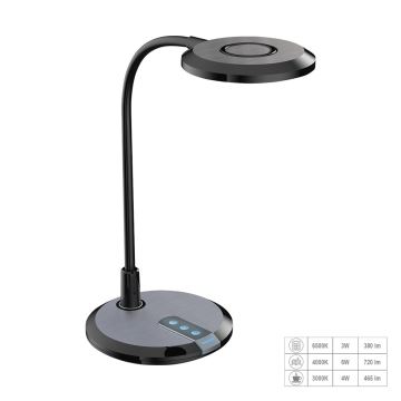 Prezent 31219 - LED Zatemnitvena na dotik fleksibilna namizna svetilka PIXIE LED/7W/230V 3000-6500K