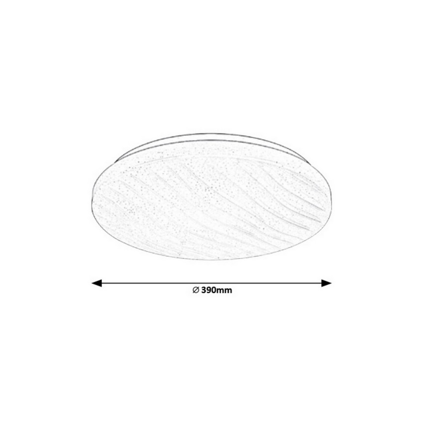 Rabalux - LED Zatemnitvena stropna svetilka LED/24W/230V