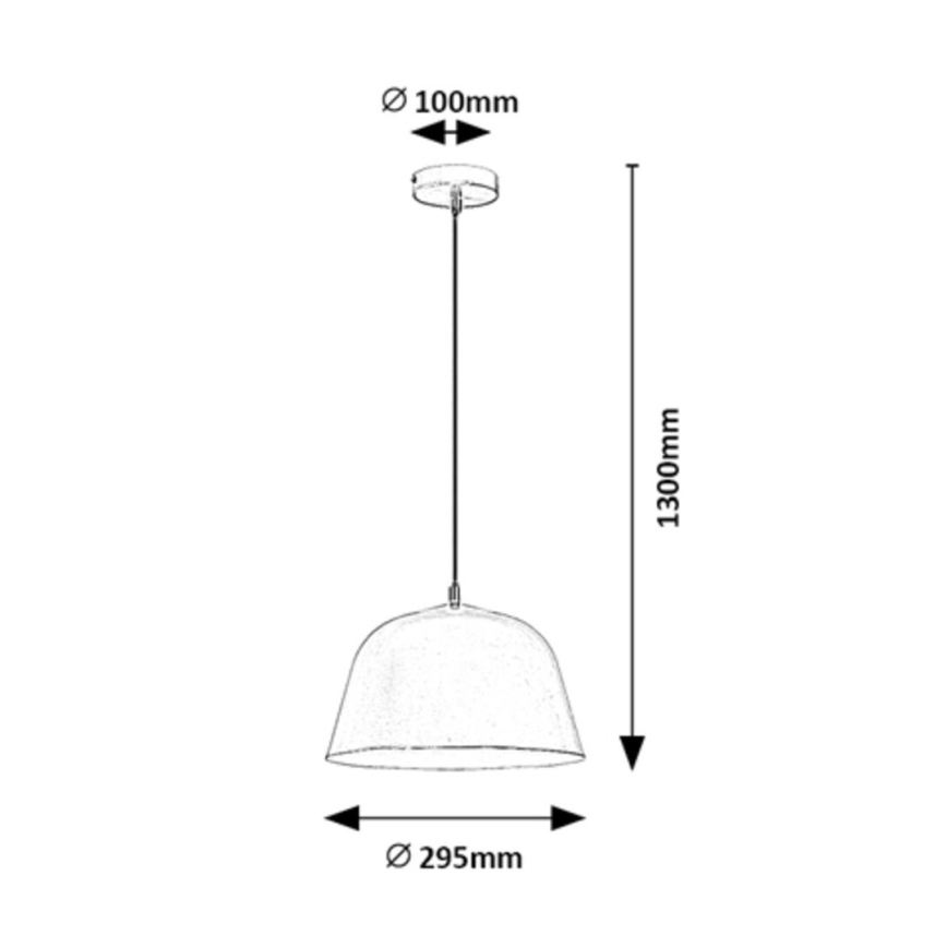 Rabalux - Lestenec na vrvici 1xE27/60W/230V