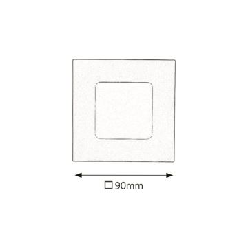 Rabalux - LED Kopalniška vgradna svetilka LED/3W/230V IP44 4000K