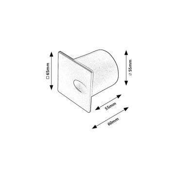 Rabalux - LED Zunanja stopniščna svetilka LED/3W/230V IP54 3000K bela