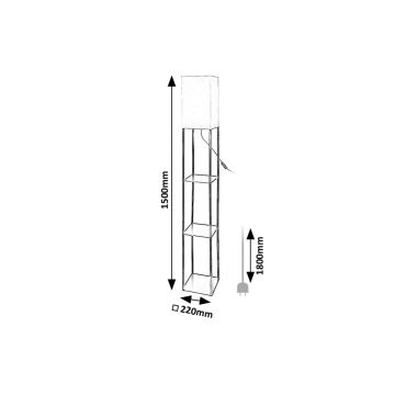 Rabalux - Talna svetilka s polico 1xE27/40W/230V