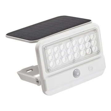 Rabalux - LED Solarna stenska svetilka s senzorjem LED/7W/3,7V IP54 bela