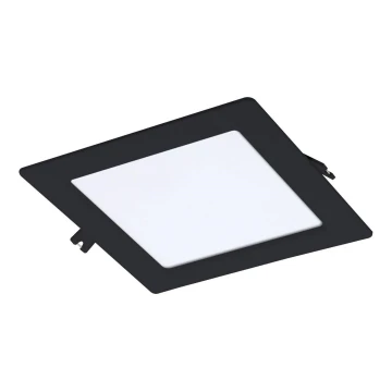 Rabalux - LED Vgradna svetilka LED/12W/230V 17x17 cm črna