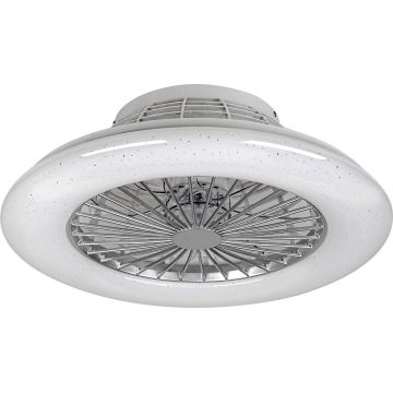 Rabalux - LED Zatemnitvena stropna svetilka z ventilatorjem LED/30W/230V + Daljinski upravljalnik 3000-6500K