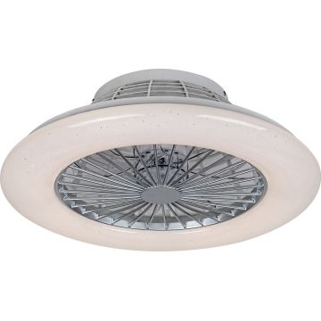 Rabalux - LED Zatemnitvena stropna svetilka z ventilatorjem LED/30W/230V + Daljinski upravljalnik 3000-6500K