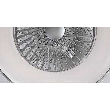 Rabalux - LED Zatemnitvena stropna svetilka z ventilatorjem LED/40W/230V + Daljinski upravljalnik 3000-6500K