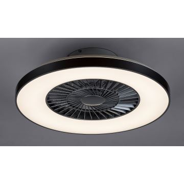 Rabalux - LED Zatemnitvena stropna svetilka z ventilatorjem LED/40W/230V + Daljinski upravljalnik 3000-6500K