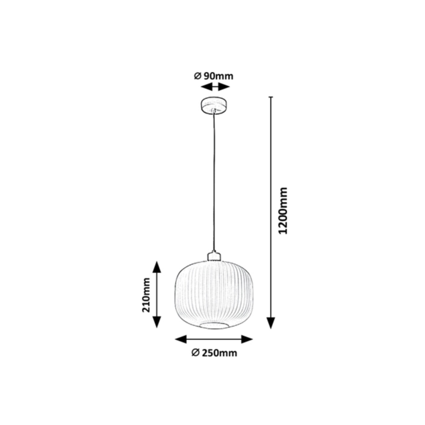 Rabalux - Lestenec na vrvici 1xE27/60W/230V