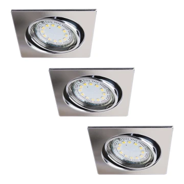 Rabalux - SET 3x LED Vgradna svetilka 3xGU10/3W/230V IP40