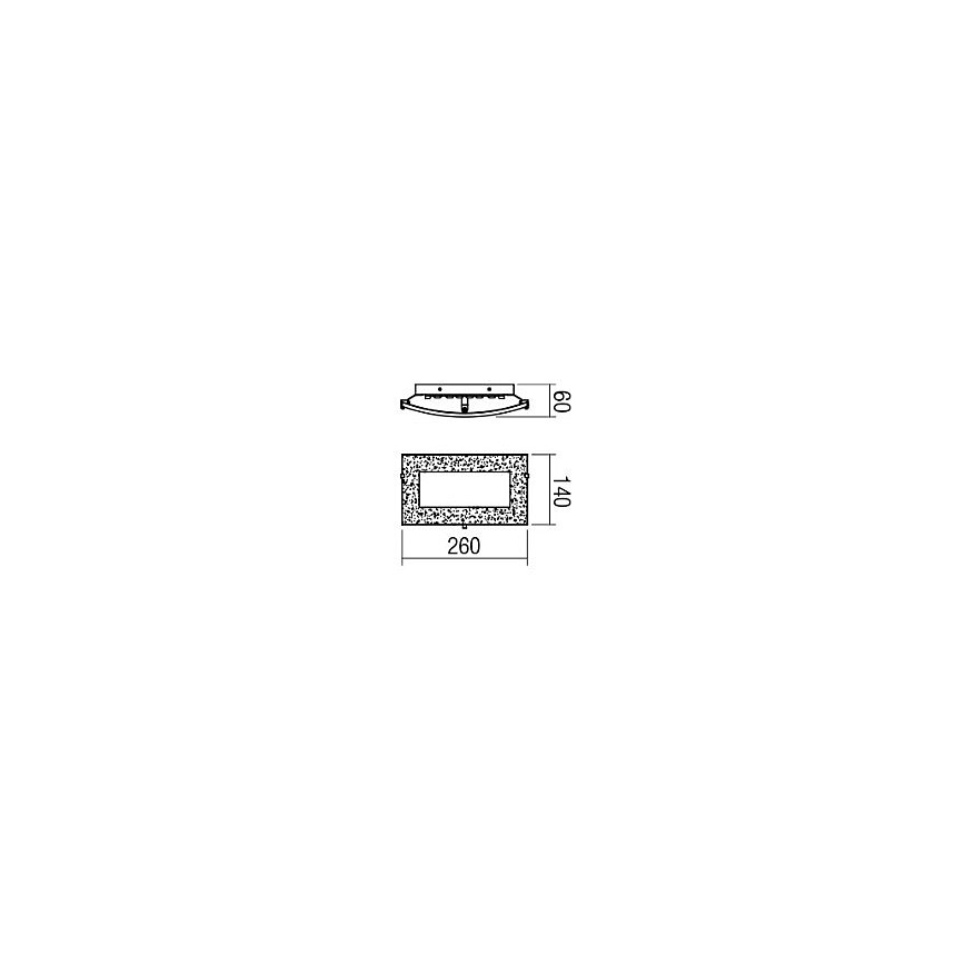 Redo 05-863 - LED Stenska svetilka ARTEMIS LED/10W/230V srebrna