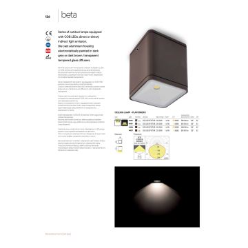 Redo 9198 - LED Zunanji reflektor BETA LED/6W/230V IP54