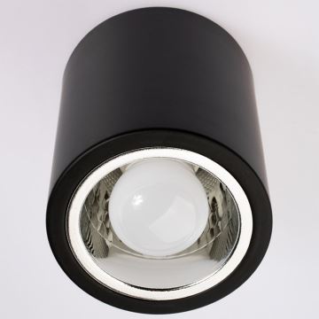 Reflektor JUPITER 1xE27/20W/230V pr. 9,8 cm črna