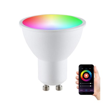 RGBW LED Zatemnitvena žarnica G45 GU10/5,5W/230V 2700-6500K Wi-Fi Tuya