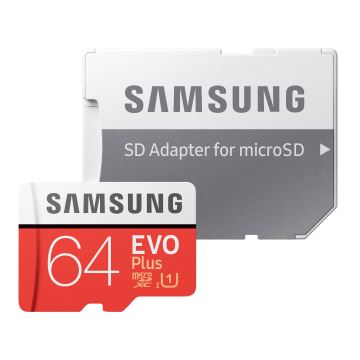 Samsung - MicroSDXC 64GB EVO+ U1 100MB/s + SD adapter