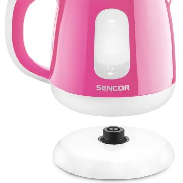 Sencor - Grelnik vode 1 l 1100W/230V roza