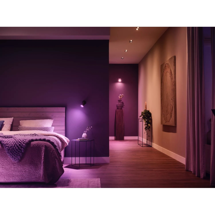 SET 2x LED RGBW Zatemnitvena žarnica Philips Hue White And Color Ambiance GU10/4,2W/230V 2000-6500K