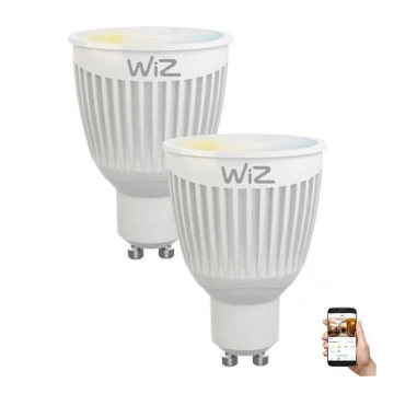 SET 2x LED Zatemnitvena žarnica GU10/6,5W/230V 2700-6500K Wi-Fi - WiZ