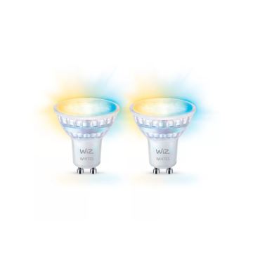 SET 2x LED Zatemnitvena žarnica PAR16 GU10/4,7W/230V 2700-6500K CRI 90 Wi-Fi - WiZ