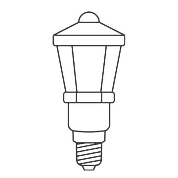 SET 3 x Nadomestna žarnica LANTERN E10/20V/0,1A barvita Narejeno v Evropi