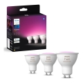 SET 3x LED RGBW Zatemnitvena žarnica Philips Hue WHITE AND COLOR AMBIANCE GU10/4,2W/230V 2000-6500K