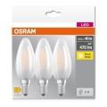 SET 3x LED Žarnica B40 E14/4W/230V 2700K - Osram