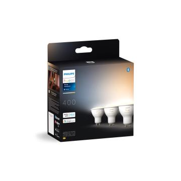 SET 3x LED Zatemnitvena žarnica Philips Hue WHITE AMBIANCE GU10/4,2W/230V 2200-6500K