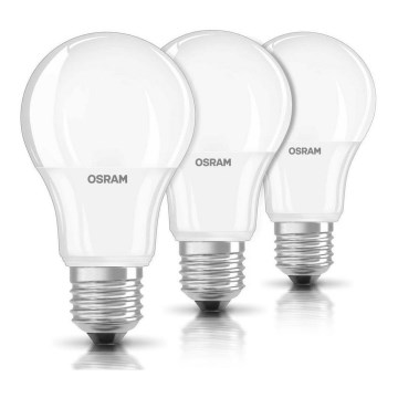 SET 3xLED Žarnica E27/8,5W/230V 2700K - Osram