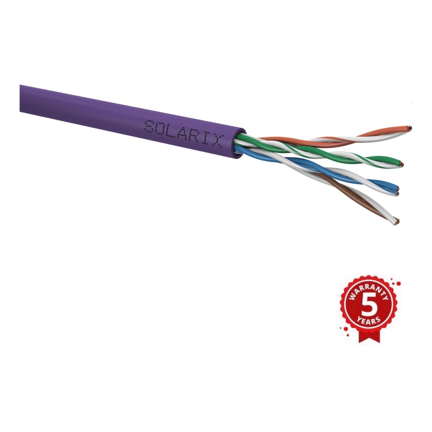 Solarix - Namestitveni kabel CAT5E UTP LSOH Dca-s1,d2,a1 305m
