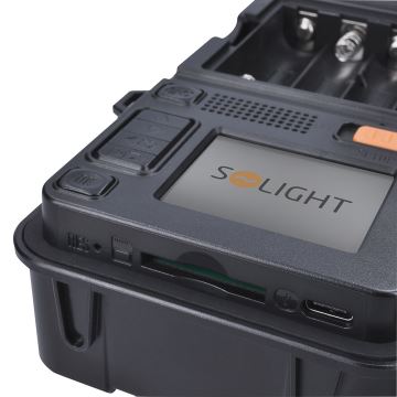 Solight FP06 - Past za kamero s solarnim panelom Full HD 1080p 2500 mAh IP65