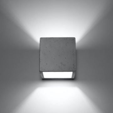 Stenski reflektor QUAD 1xG9/8W/230V beton