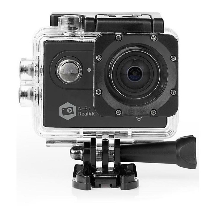 Športna kamera z vodoodpornim ohišjem 4K Ultra HD/WiFi/2 FTF 16MP
