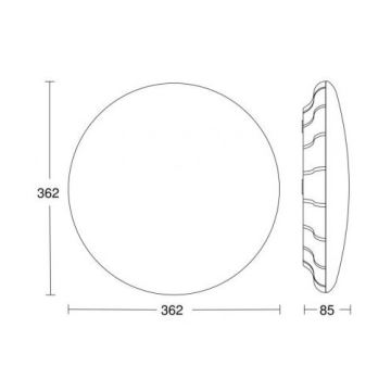 Steinel 035853 - LED Stropna svetilka s senzorjem RS PRO LED/26W/230V 3000K