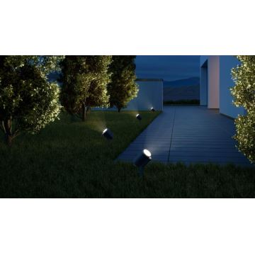 Steinel 058692 - LED Zunanja svetilka s senzorjem mraka SPOT GARDEN 1xGU10/7,86W/230V IP44