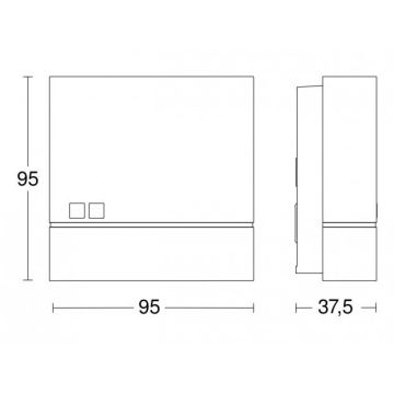 Steinel 066123 - Stikalo za mrak NIGHTMATIQ Plus IP54 bela