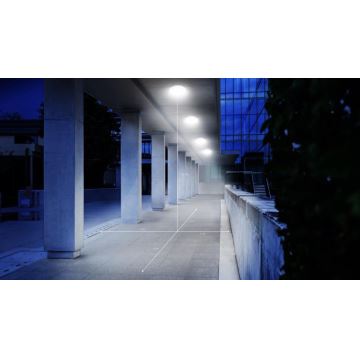 Steinel 068202 - LED Kopalniška stropna svetilka s senzorjem DL Vario Quattro PRO S LED/14W/230V 3000K IP54