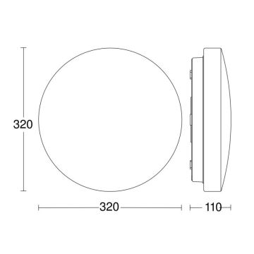 Steinel 069735 - LED Kopalniška svetilka s senzorjem RSPRO P2 9,5W/230V 4000K IP54