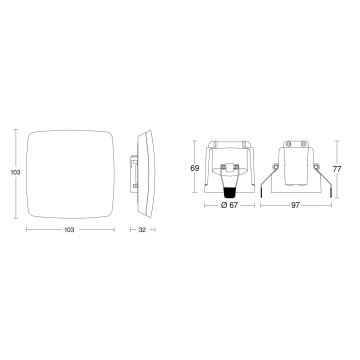 Steinel 079451 - Detektor prisotnosti TRUE PRESENCE KNX bela