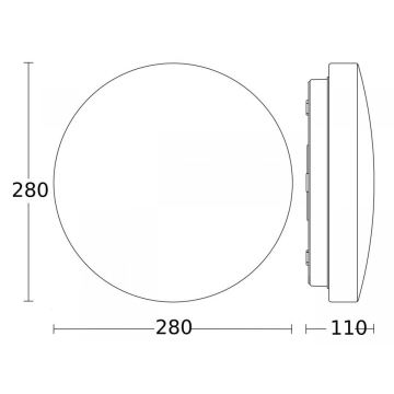 Steinel 079734 - LED Stropna svetilka s senzorjem RS 20 S LED/9,4W/230V 3000K IP44