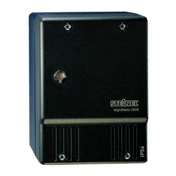 STEINEL 550516 - Stikalo za mrak NightMatic 3000 Vario črno IP54