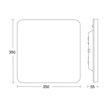 Steinel - LED Zatemnitvena stropna svetilka s senzorjem RSPROR30QBASICSC 23,26W/230V IP40 3000K