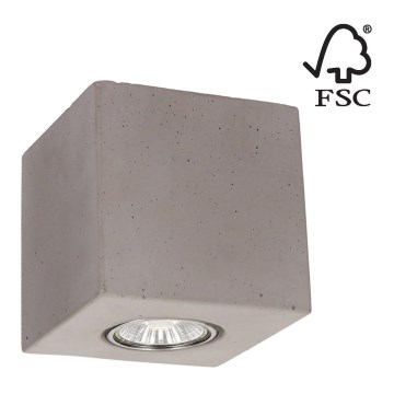 Stropna svetilka CONCRETEDREAM 1xGU10/6W/230V beton - FSC certifikat