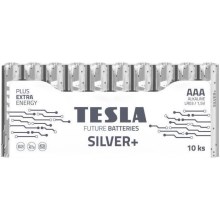 Tesla Batteries - 10 kos Alkalna baterija AAA SILVER+ 1,5V 1300 mAh