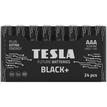 Tesla Batteries - 24 kos Alkalna baterija AAA BLACK+ 1,5V 1200 mAh