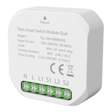 TESLA Smart - Pametni rele 1200W/230V Wi-Fi