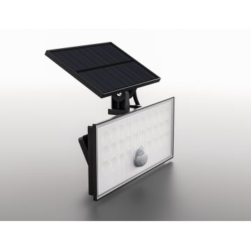 Top Light - LED Solarni stenski reflektor s senzorjem HELEON VARIO LED/8W/3,7V IP65 4000K + Daljinski upravljalnik