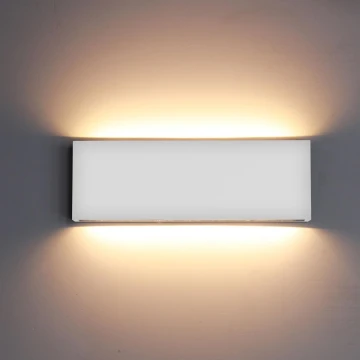 Top Light - LED Zunanja stenska svetilka OBLIGO LED/12W/230V IP65 bela