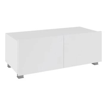 TV miza PAVO 37x100 cm sijoča ​​bela